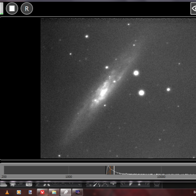 NGC 253 la galaxie du sculpteur ou du dollar d'argent ou Caldwell 65 (22/01/2020)