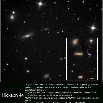 Hickson 44 - Le Quartet du Lion