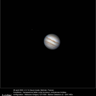 Jupiter 26 août 2022 