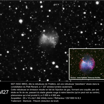 M27 Nébuleuse de l'Haltère