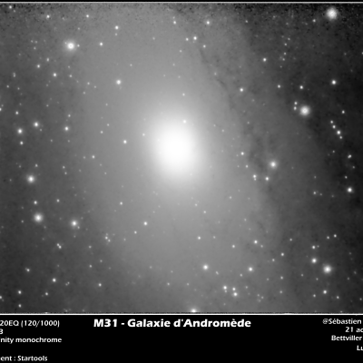 M31 (NGC 224) la galaxie d'Andromède