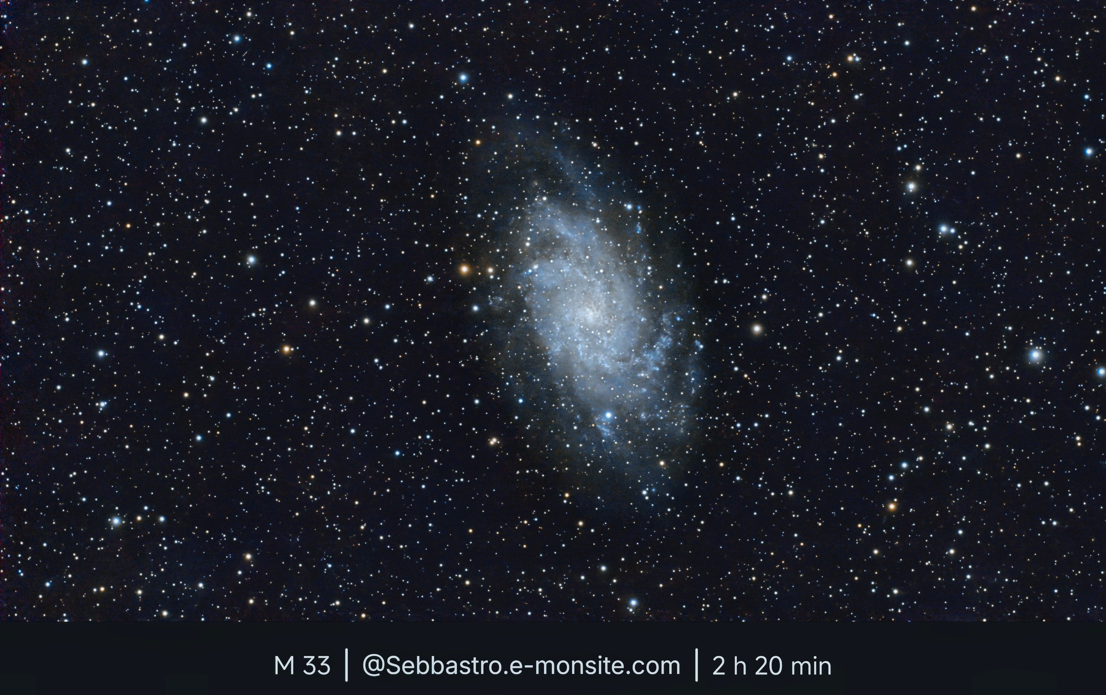 M33 Galaxie du Triangle
