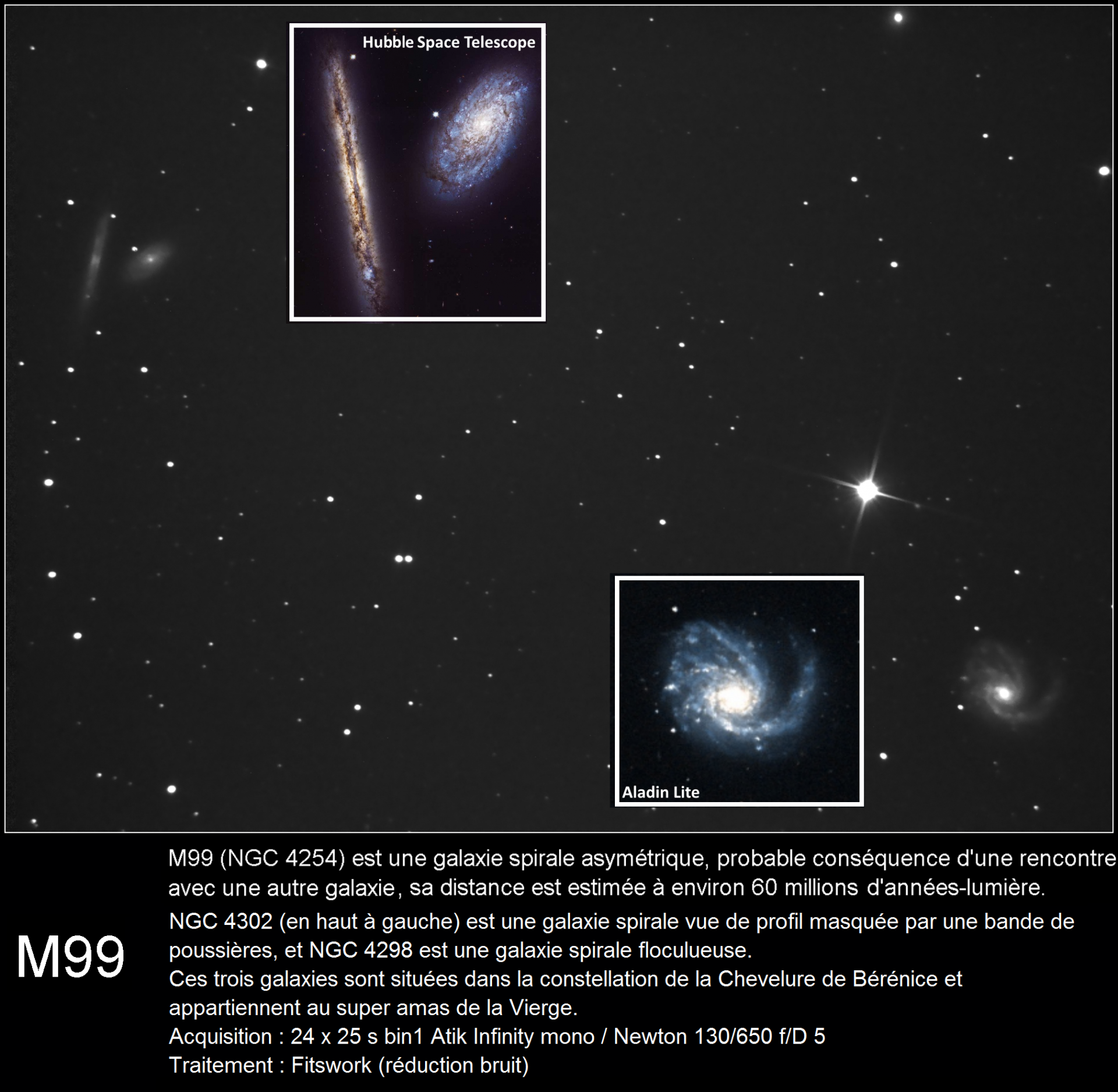 M99 NGC 4298 NGC 4302