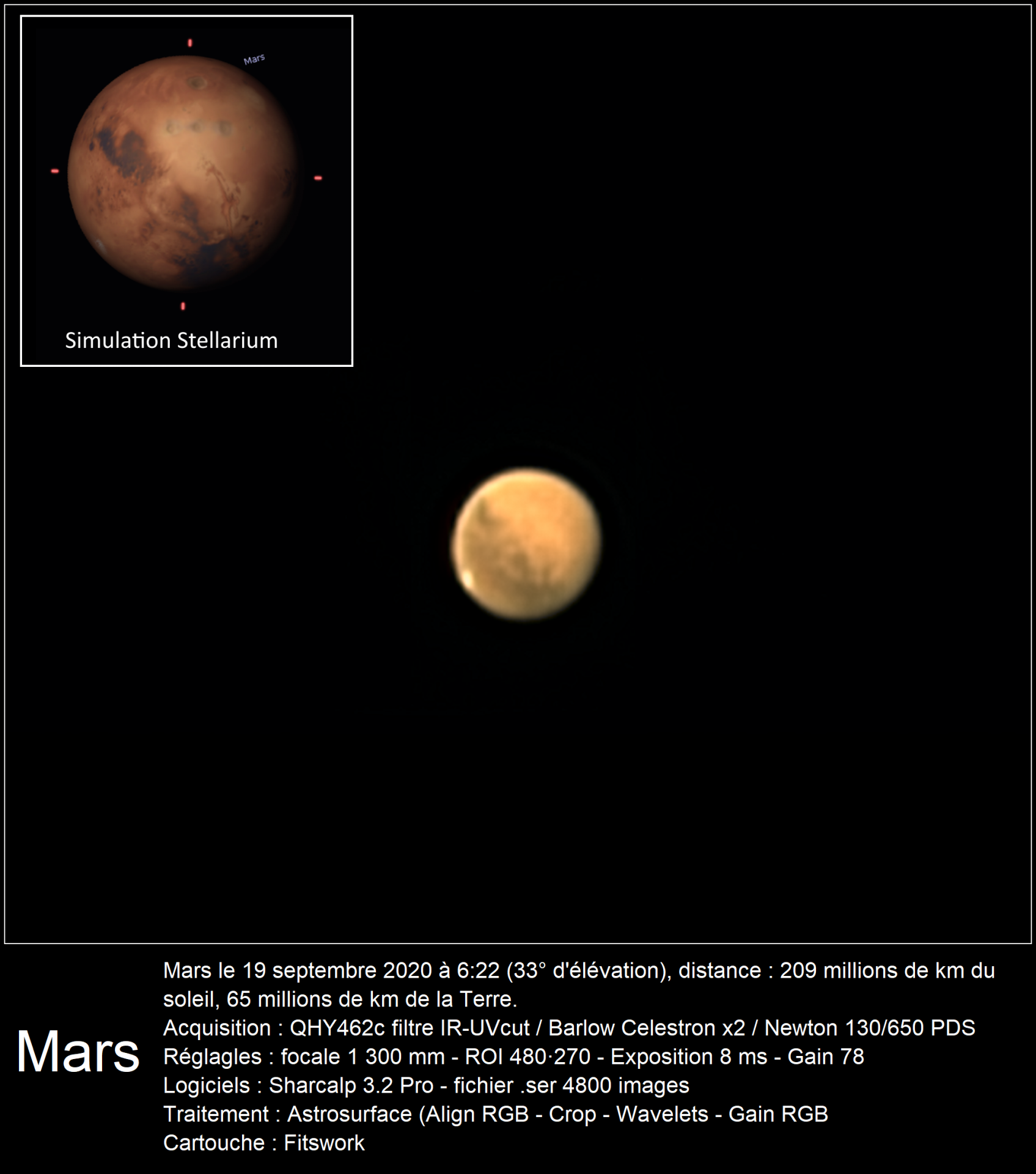 Mars 19 septembre 2020 462c 130pds celestronx2
