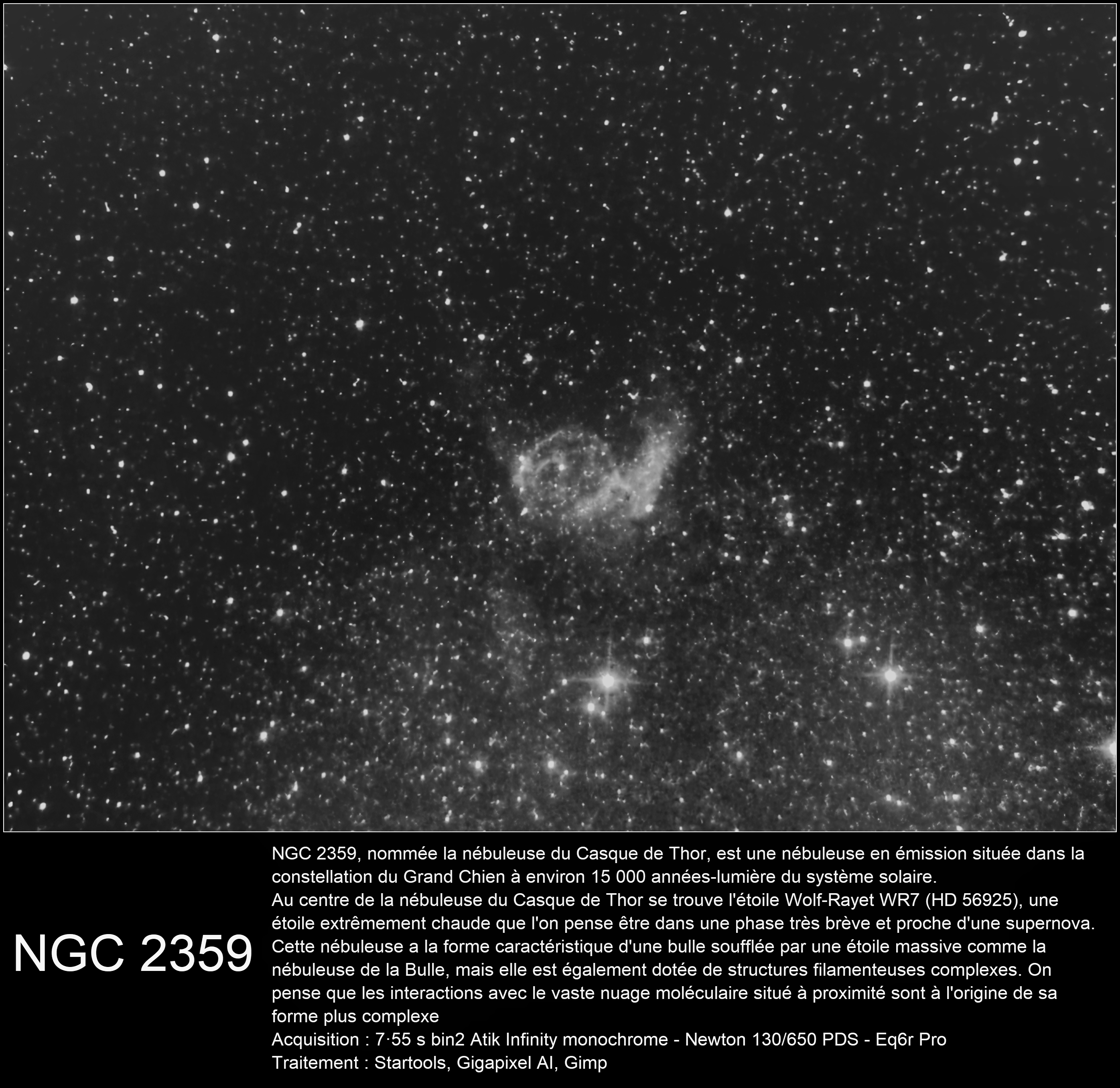 NGC 2359 - Casque de Thor