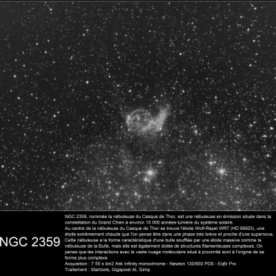 NGC 2359 - Casque de Thor