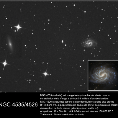 NGC 4535 NGC 4526