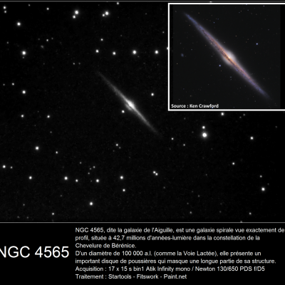 NGC 4565 - la galaxie de l'aiguille