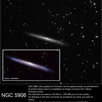 NGC 5906/07 - La galaxie de l'Echarde