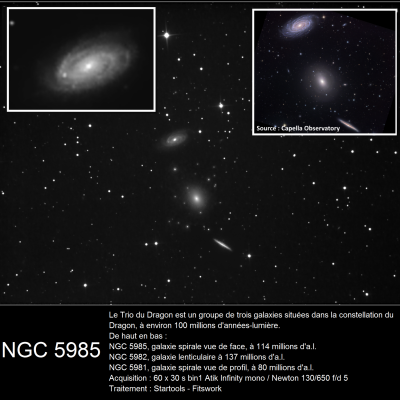 NGC 5985 NGC 5982 NGC 5981