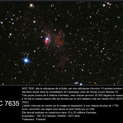 NGC 7635 - Nébuleuse de la bulle