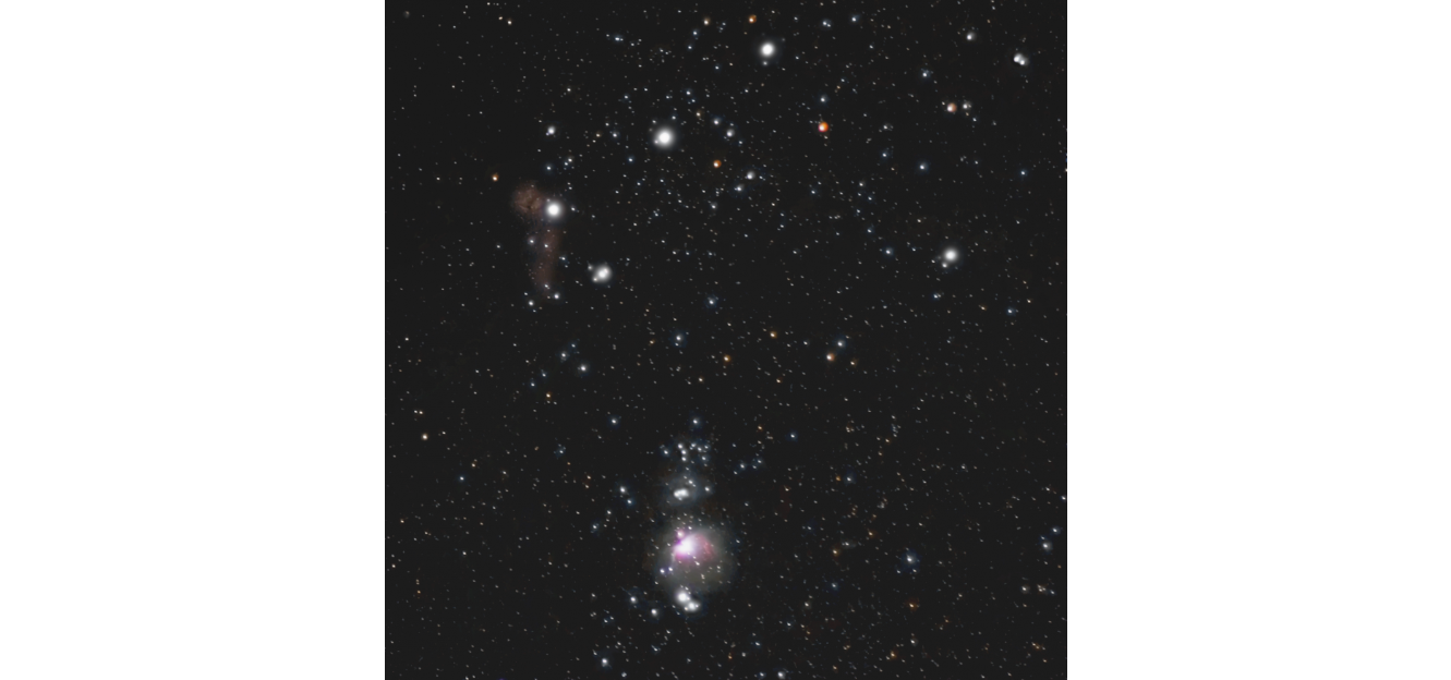 Orion : M42, la Flamme et le Cheval