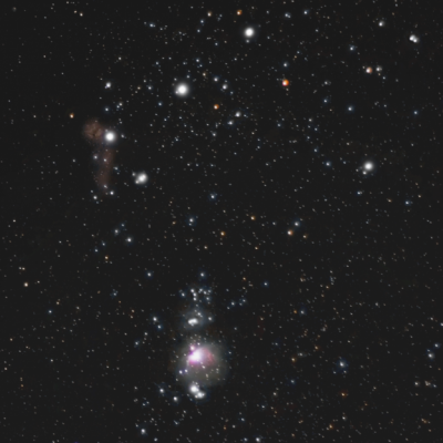 Orion : M42, la Flamme et le Cheval