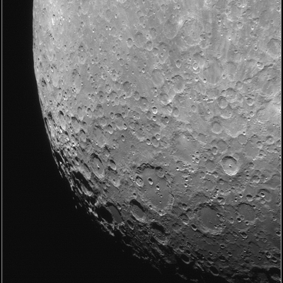 Lune pôle sud terminateur près de Clavius - 1er juin 2020
