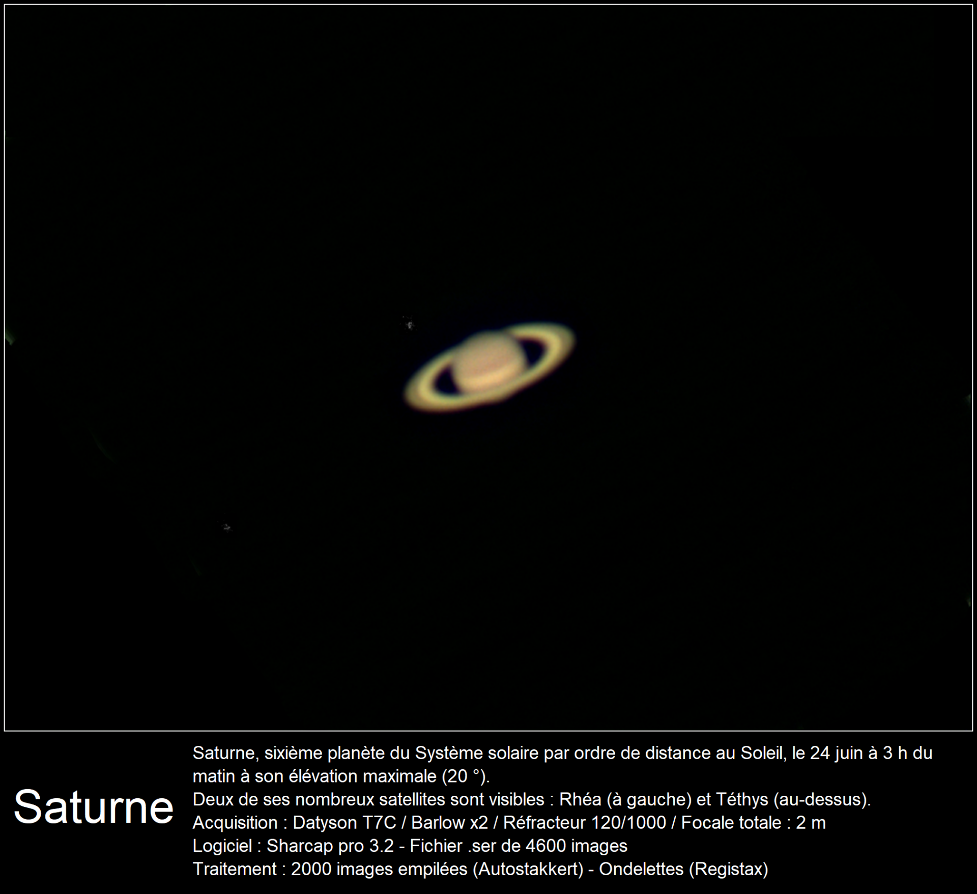 Saturne -24 juin 2020
