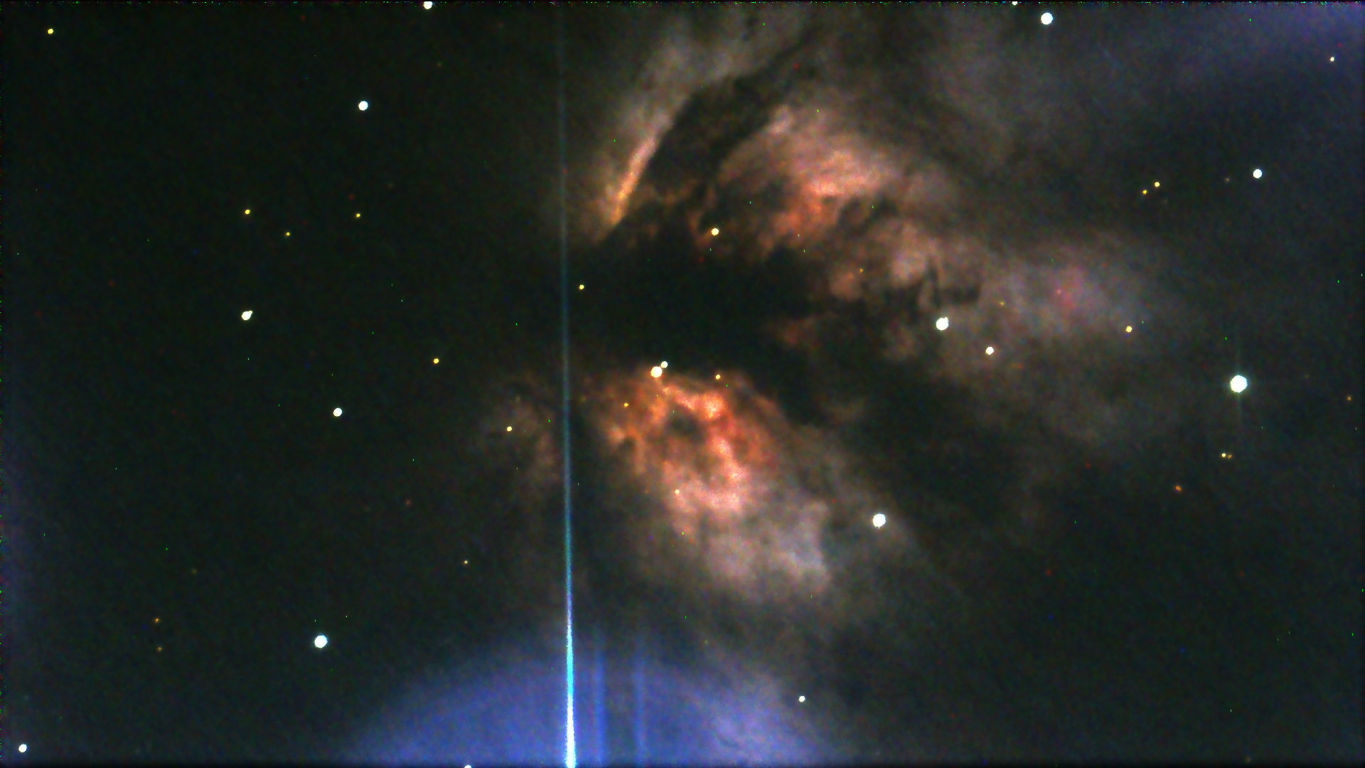 Seconde image du 130 optimisé : NGC 2024 (43·15 s)