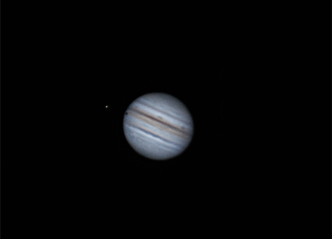 Jupiter & transit Io 21 juillet 2021 Animation