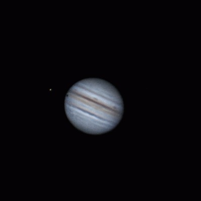 Jupiter & transit Io 21 juillet 2021 Animation